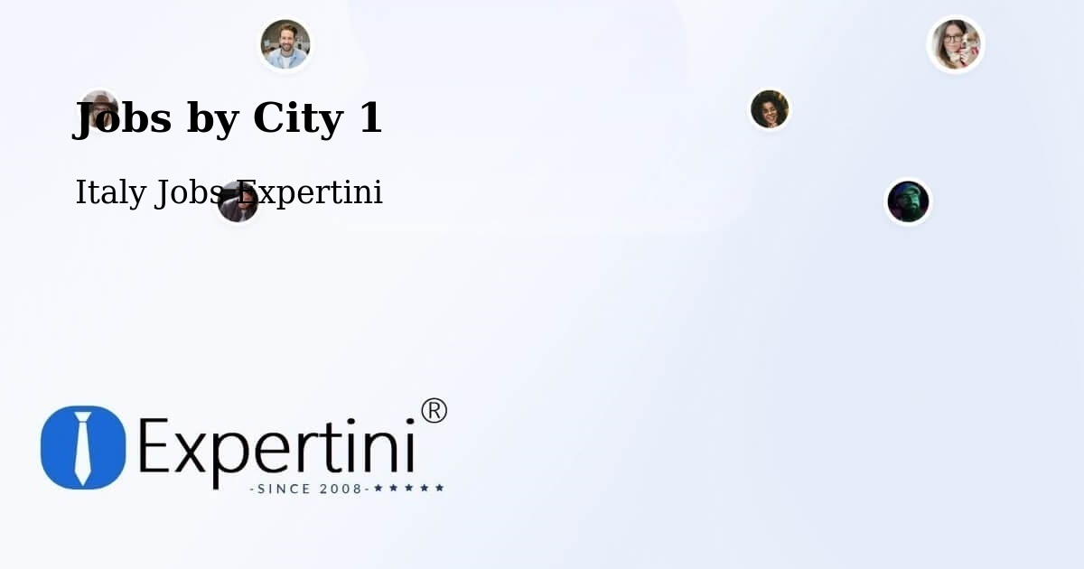 City Jobs in Italy - Expertini