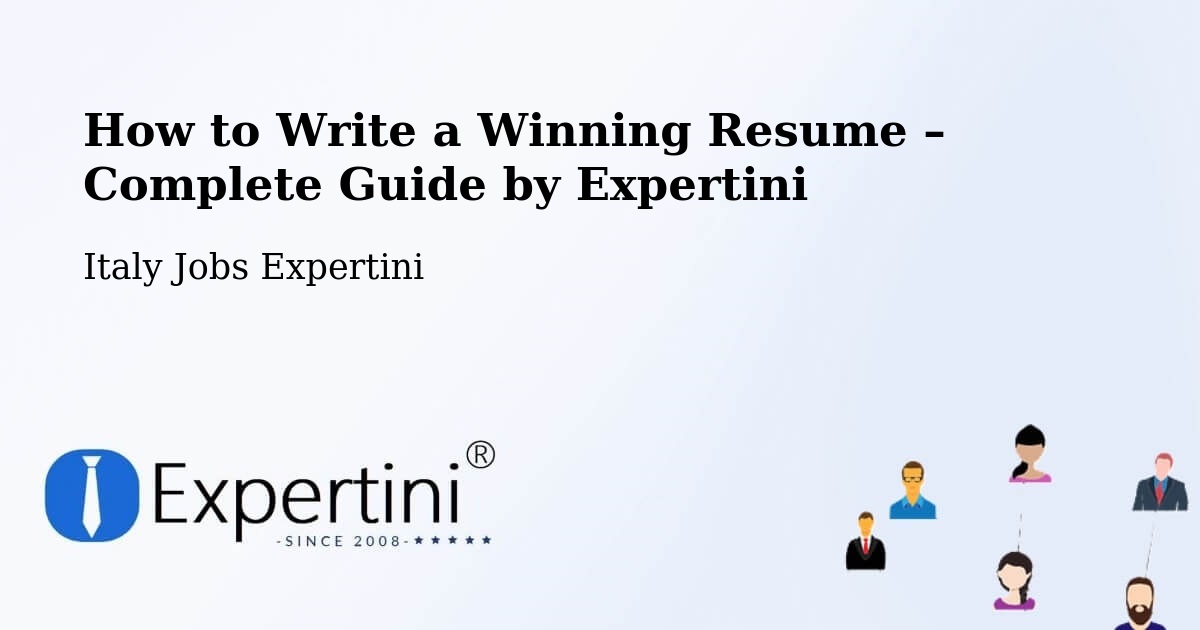 Resume Writing Guide for Job Seekers – Messina - Messina, Italy Jobs Expertini